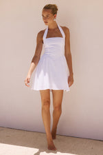 Load image into Gallery viewer, Solara Mini Dress - White
