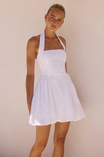 Load image into Gallery viewer, Solara Mini Dress - White
