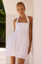 Load image into Gallery viewer, Solara Mini Dress - White
