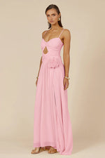 Load image into Gallery viewer, Danika Side Slit Maxi Dress - Musk
