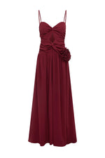 Load image into Gallery viewer, Danika Side Slit Maxi Dress - Berry
