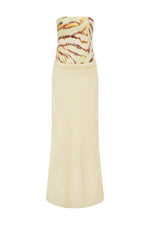 Load image into Gallery viewer, Makena Strapless Sequin Maxi Dress - Camellia Beige
