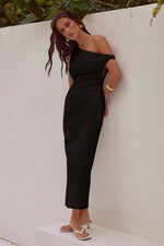 Load image into Gallery viewer, Jaspin Midi Dress - Black
