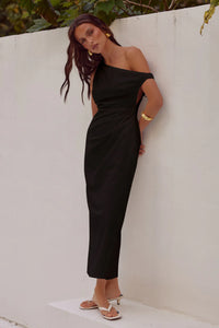 Jaspin Midi Dress - Black