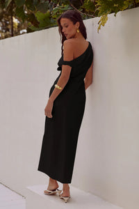 Jaspin Midi Dress - Black