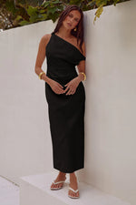Load image into Gallery viewer, Jaspin Midi Dress - Black
