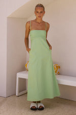 Load image into Gallery viewer, Eugenie Midi Dress - Green
