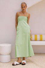 Load image into Gallery viewer, Eugenie Midi Dress - Green

