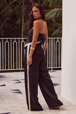 Load image into Gallery viewer, Tina Scarf Top + Turner Pants - Black
