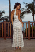 Load image into Gallery viewer, Tallula Maxi Dress - White Polka
