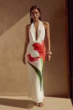 Load image into Gallery viewer, Jasmina Maxi Dress - Red Lily
