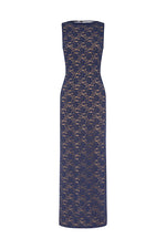 Load image into Gallery viewer, Janie Boat Neck Maxi Dress - Navy
