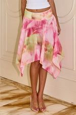 Load image into Gallery viewer, Asha Handkerchief Midi Skirt - Sorella Pink
