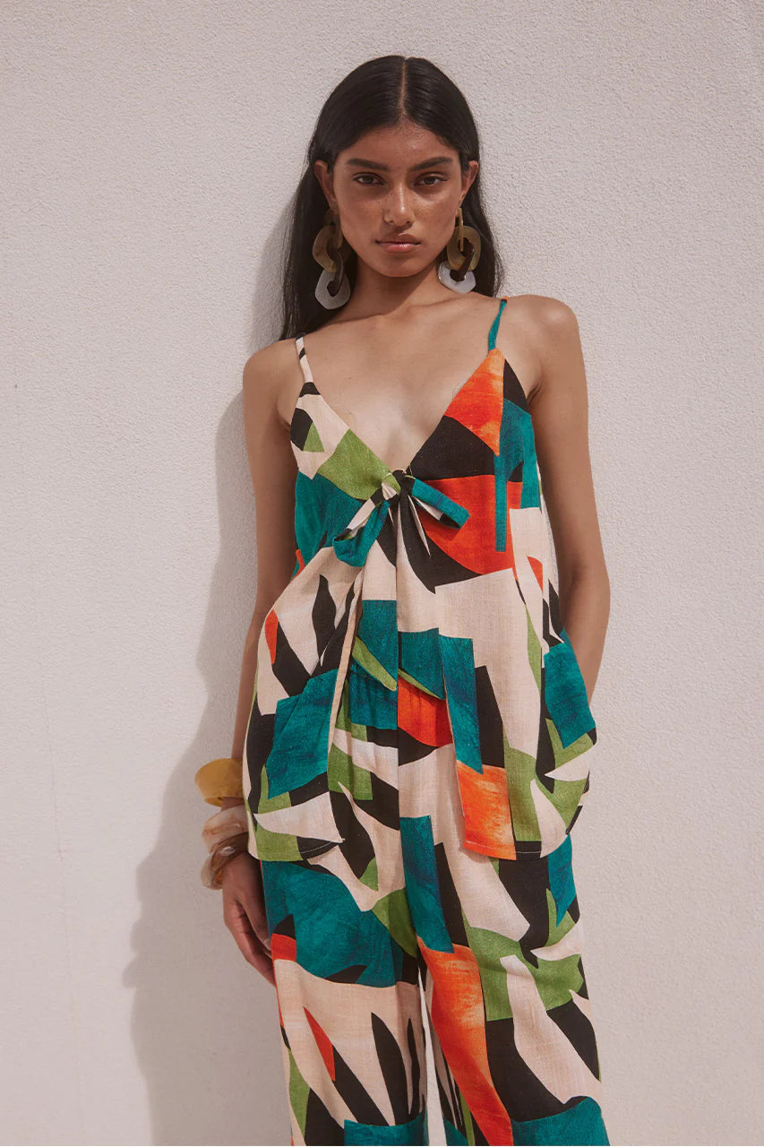 Amelia Top - Regio Print