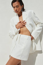 Load image into Gallery viewer, Electra Mini Skirt - Cream
