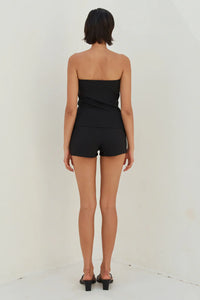 Winifred Strapless Top - Black