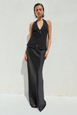 Load image into Gallery viewer, Elindra Maxi Skirt - Black
