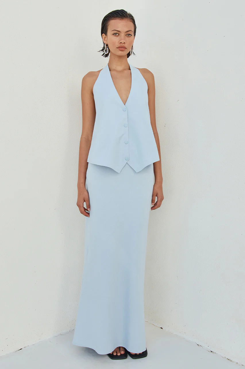 Brioni Maxi Skirt - Sky Blue