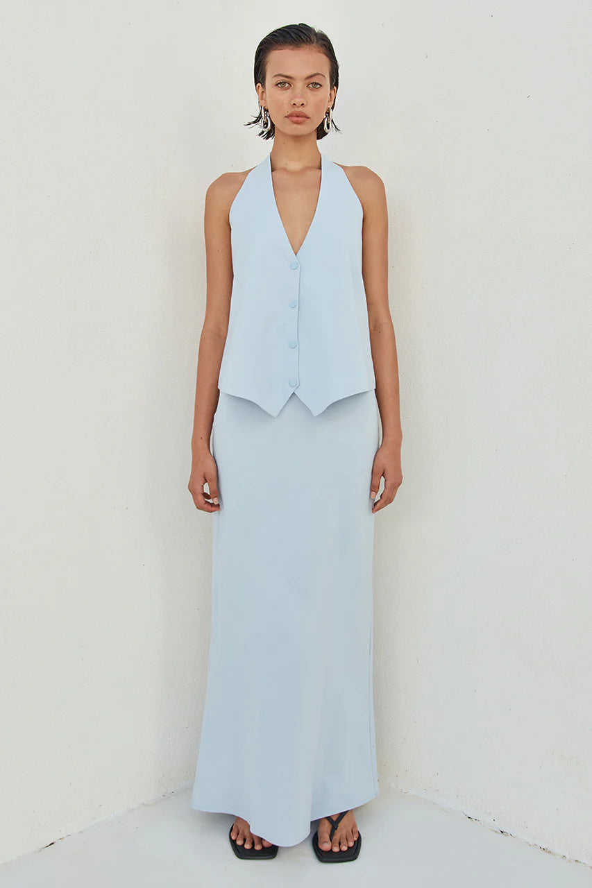 Brioni Maxi Skirt - Sky Blue
