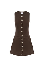 Load image into Gallery viewer, Stella Mini Dress - Chocolate
