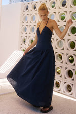 Load image into Gallery viewer, Brionni Maxi Dress - Navy
