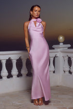 Load image into Gallery viewer, Estelle Cowl Halter Maxi Dress - Petal
