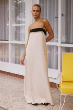 Load image into Gallery viewer, Lydia Maxi Dress - Sand/Black
