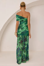 Load image into Gallery viewer, Misaki One Shoulder Maxi Dress - Calista Green

