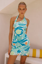 Load image into Gallery viewer, Montero Mini Dress - Montero Print
