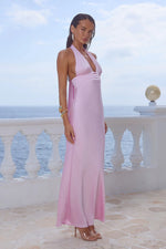Load image into Gallery viewer, Sylvie Plunge V-Neck Maxi Dress - Petal
