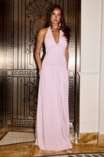 Load image into Gallery viewer, Lina Halter Maxi Dress - Pink
