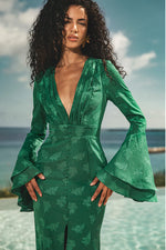 Load image into Gallery viewer, Sarey Maxi Dress - Emerald
