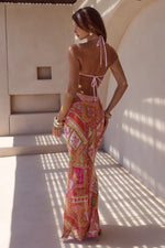 Load image into Gallery viewer, Cyrus Low Waist Sheer Maxi Skirt - Cavello Peach
