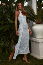 Load image into Gallery viewer, Azealia Long Midi Dress - Sky Blue
