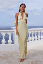 Load image into Gallery viewer, Sylvie Plunge V-Neck Maxi Dress - Buttermilk
