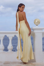 Load image into Gallery viewer, Sylvie Plunge V-Neck Maxi Dress - Buttermilk
