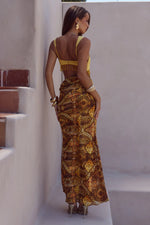 Load image into Gallery viewer, Alzona Cutout Maxi Dress - Magnolia Mango
