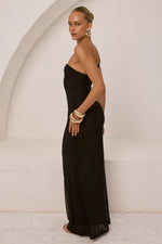 Load image into Gallery viewer, Kyree One Shoulder Maxi Dress - Black
