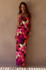 Load image into Gallery viewer, Nina Ruched Halter Maxi Dress - Skye Black
