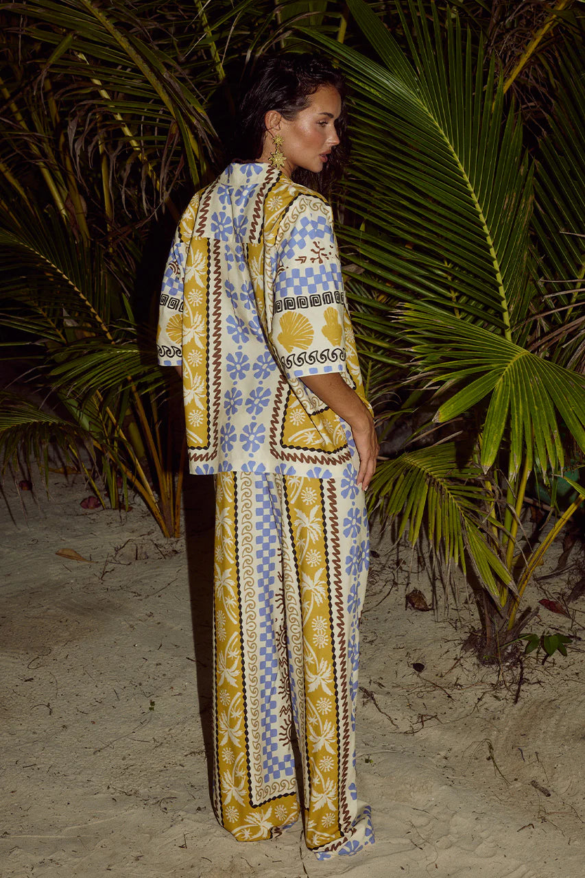 Daze Pant - Vory Print