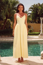 Load image into Gallery viewer, Zephy Maxi Dress - Lemon
