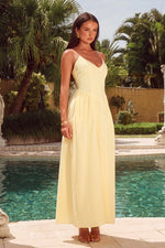 Load image into Gallery viewer, Zephy Maxi Dress - Lemon

