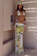 Load image into Gallery viewer, Cyrus Low Waist Sheer Maxi Skirt - Pelicano Multi
