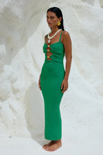 Load image into Gallery viewer, Normani Midi Dress - Emerald
