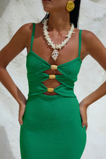 Load image into Gallery viewer, Normani Midi Dress - Emerald
