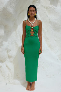 Normani Midi Dress - Emerald