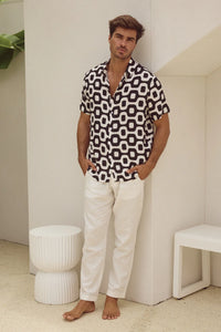 Mason Shirt - Black Brandon