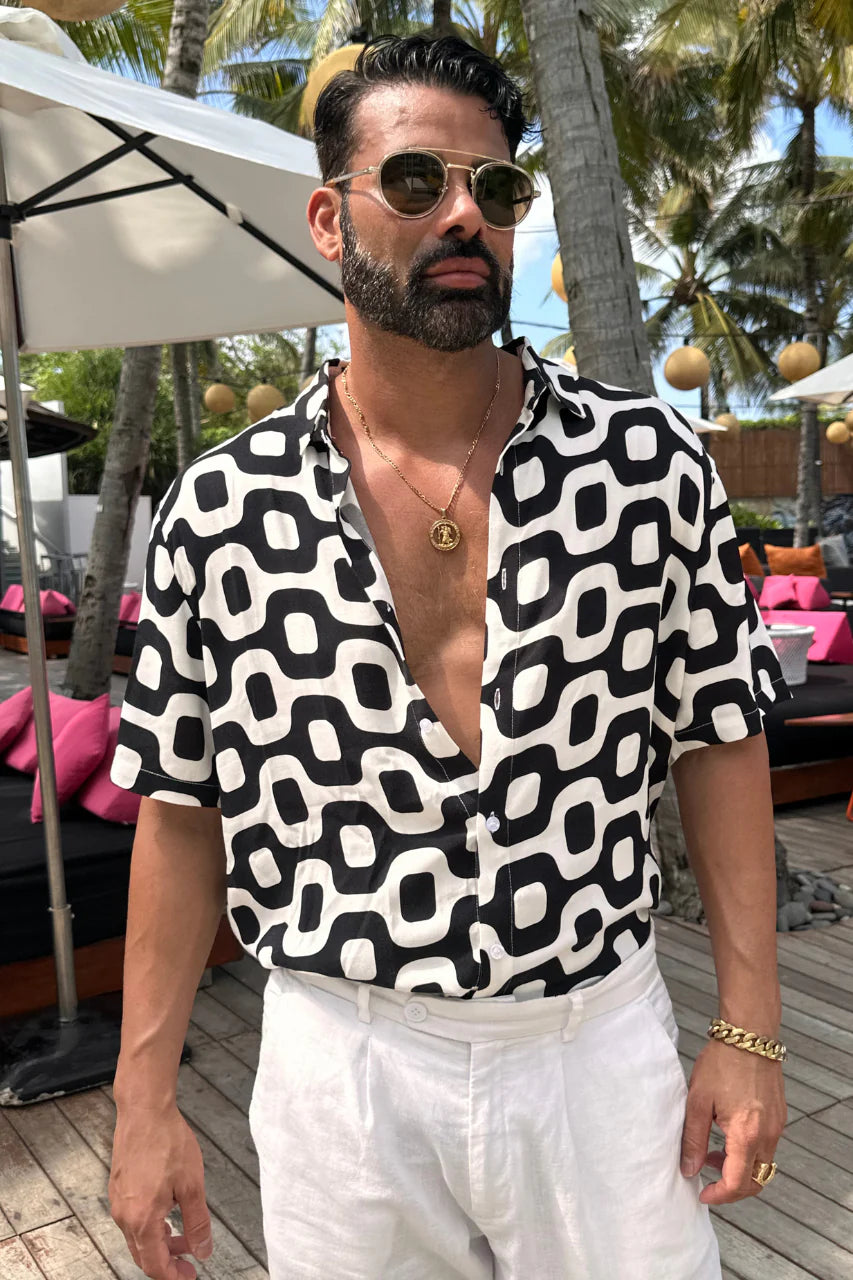 Mason Shirt - Black Brandon