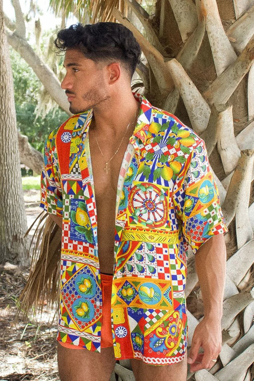 Dennis Shirt - Phaedra Print