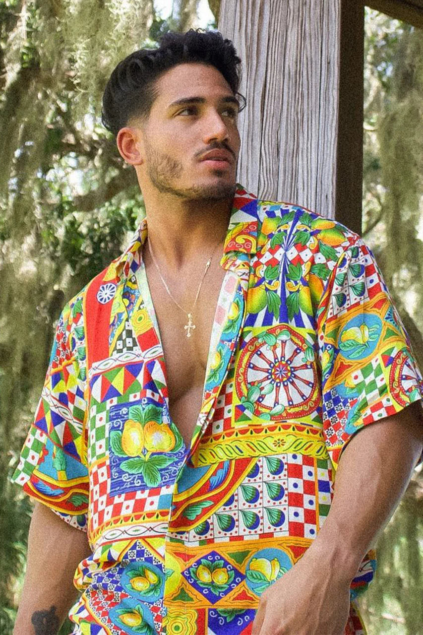 Dennis Shirt - Phaedra Print